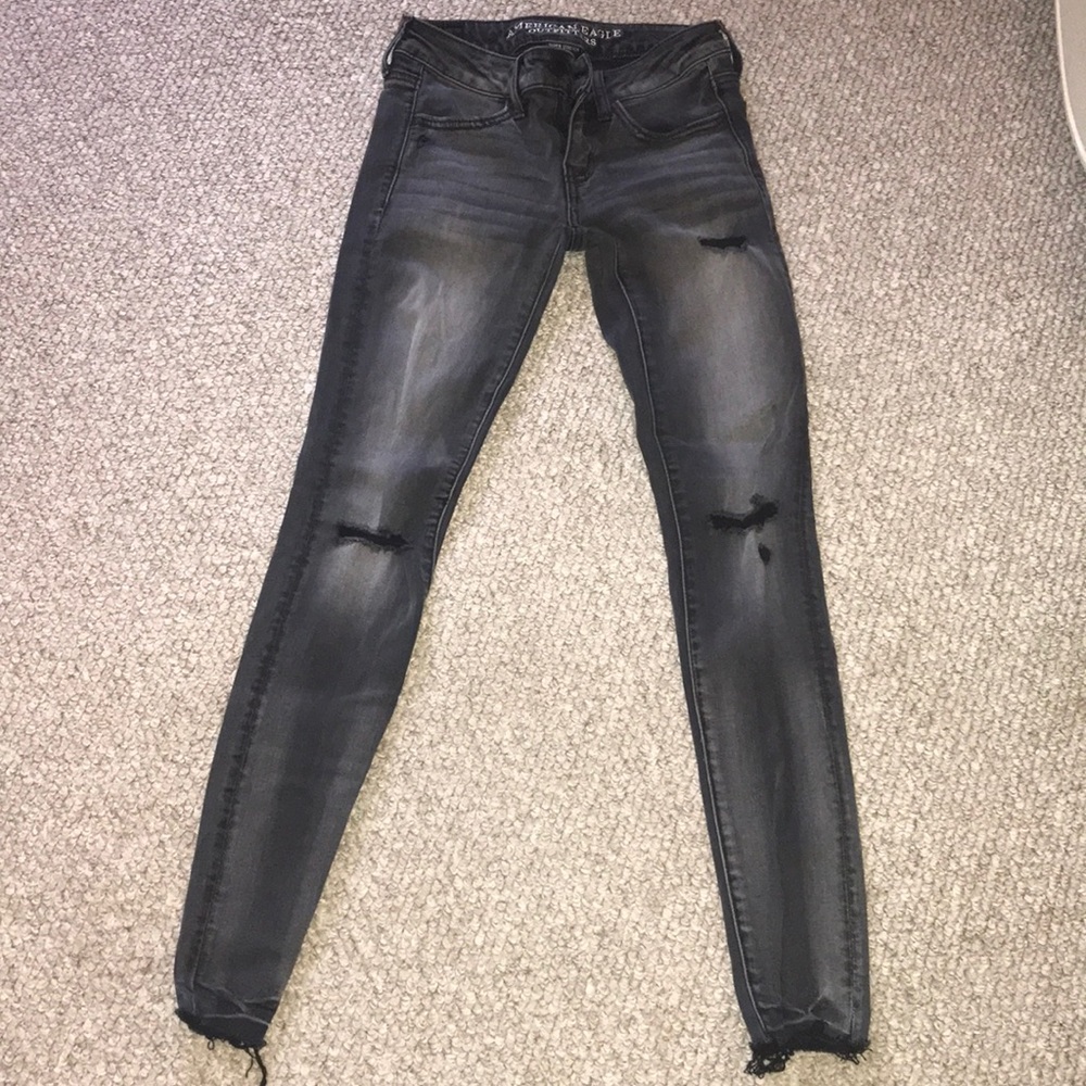 Gray Skinny Jeans